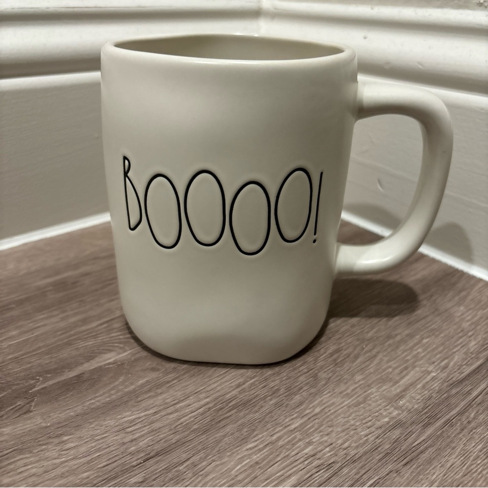Rae Dunn Mug Boo Halloween Cup Fall Autumn Scary artisan collection pottery new